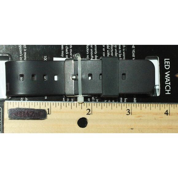 Vintage Street Fighter V Fight KO - Digital LED Vinyl Black Wrist Watch - Picture 4 of 4